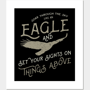 Soar Through The Sky Like An Eagle Posters and Art